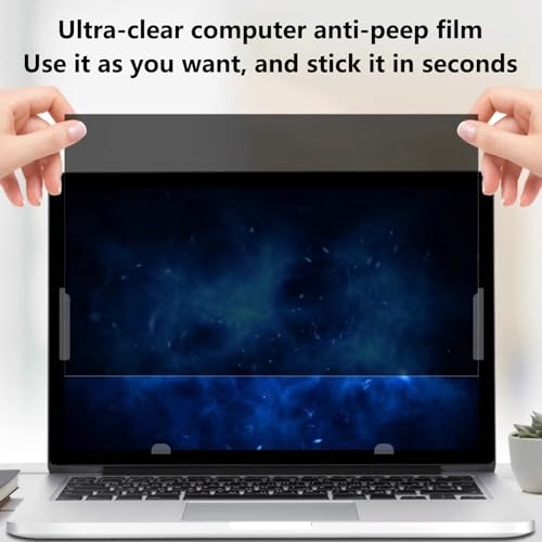 Pantalla de privacidad para laptop, protector extraíble antirreflejos 7