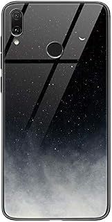 Eouine Xiaomi Redmi Note 7 Case, [Anti-Scratch] Shockproof Patterned Tempered Glass Back Cover