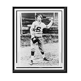 Snapshots of the Past [Jackie Mitchell, full-length portrait, facing left, in baseball uniform
