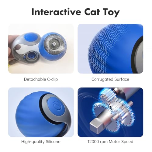 Petgravity Speedy Sprint Rechargeable Smart Cat Ball — view 7