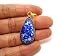 Produktbild 21,7 ct. Echte Lapislazuli Teardrop Anhänger, 18 Karat Gold gefüllt Anhänger, Chakra Anhänger, Heilung Anhänger