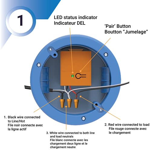 Levven Single-Pole Dimming Wireless Switch Kit - Decora Style Switch, Wireless Power Control Kit - Add A Switch Anywhere #TOP2