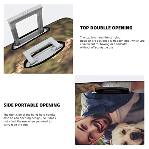 Custom Luggage Covers for Suitcase Personalized Suitcase Cover Design Your Own Text Photo Logo Washable Scratch Resistant Baggage Protector Cover for Travel Business (XL, fit 29-32 Inch Luggage)3