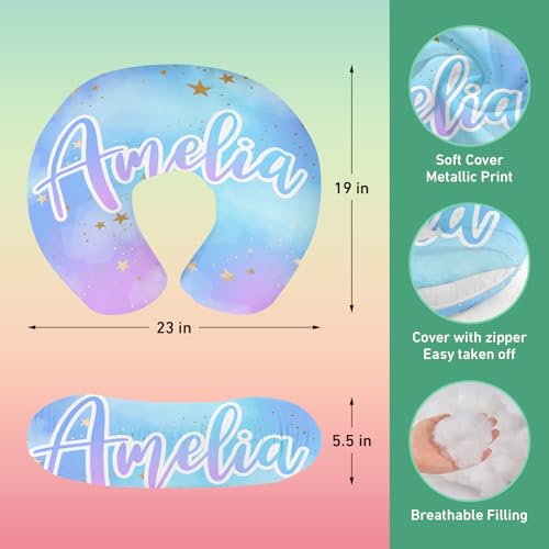 Image of Personalised Car Seat Cover for Girls and Boys - 7 in 1 Multipurpose Breast Feeding Cover, Nursing Cover, Galaxy Star Grocery Cart Cover - Birthday Gift for Babies