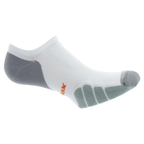 Image of Vitalsox Italy, Silver Drystat Tennis No Show Socks Fitted Pairs