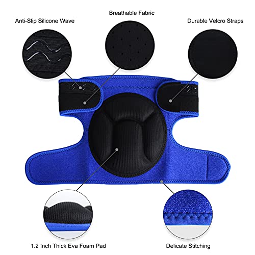 Audance Soft Knee Pads,Volleyball Knee Pads With Thick Eva Foam Padding,Comfortable Kneeling Cushion For Floors Cleaning Scrubbing Construction Work(L) #TOP3