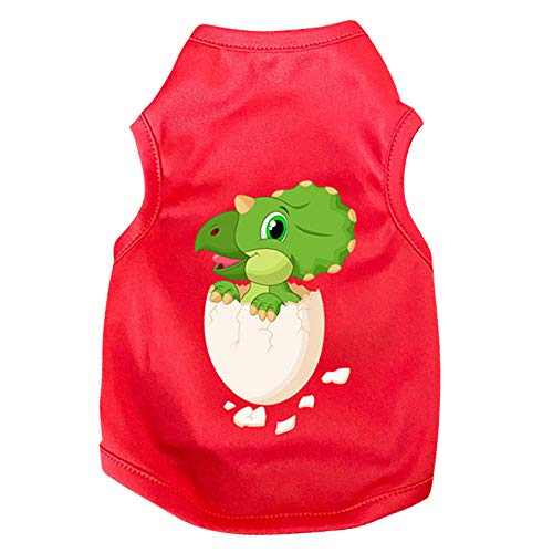 Sebaoyu Dog Puppy Clothes for Small Medium Dogs Set of 3 Boy Girl Dog Clothing Shirts Female Male-Pet Apparel & Accessories Yorkie Teacup Chihuahua Ropa para Perros Clothes-Cute Cat Outfit (X-Small)