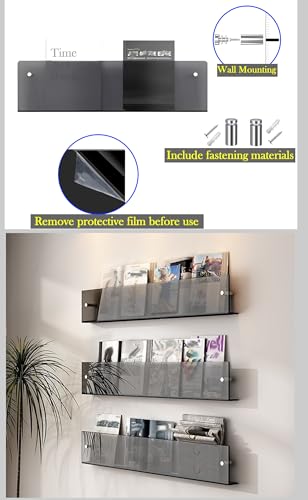 Folletos y documentos ordenados con el soporte de pared de 60cm 3