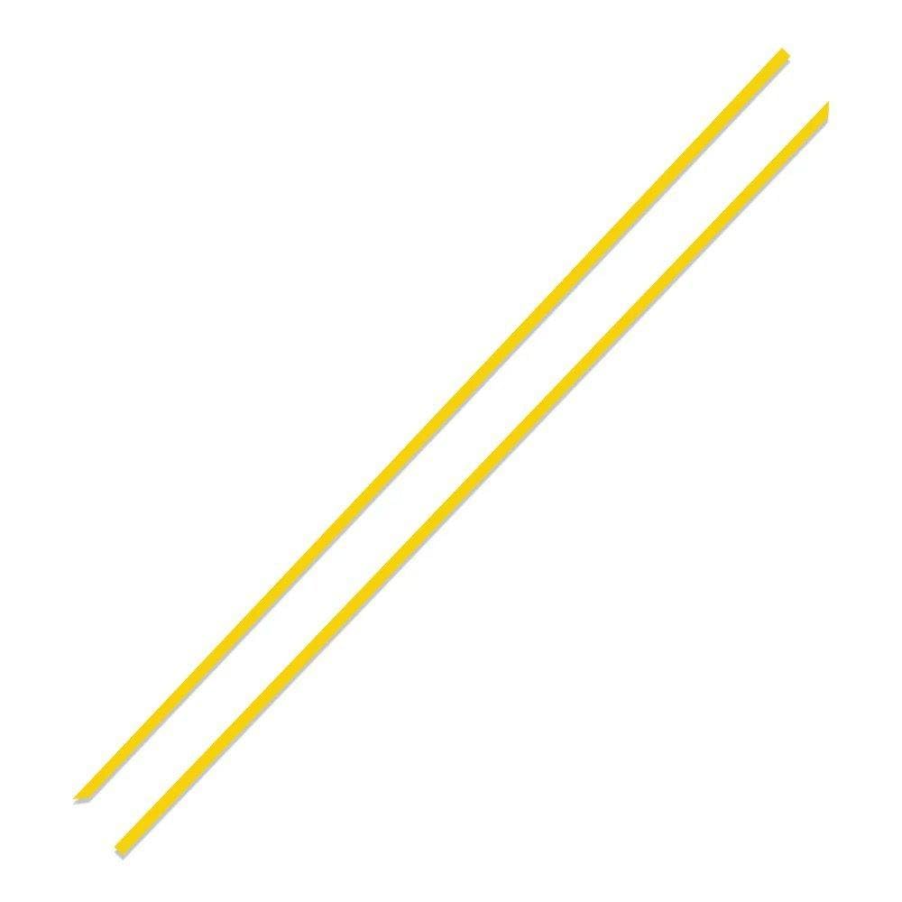 2PCS Car Side Stickers for Golf MK6 MK7 MK8 Sport Auto Vinyl Film Decals(Glossy Yellow)