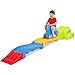 Simplay3 Deluxe Expandable Roller Coaster with Tracks, Downhill Race Track for Growing Kids, Indoor Outdoor Toddler Ride On Toy, Ages 2-5 Years