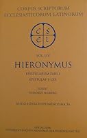 S. Eusebii Hieronymi. Epistulae: Veranderte Nachdrucke 3700126026 Book Cover