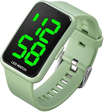 TOOCAT Sport Watch, Fashion LED Digital Watch Outdoor 30M Waterproof Rubber Bands Wristwatch for Men Women Teens Students