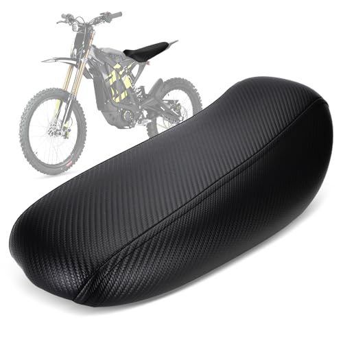 Siège de moto Sur-Ron Light Bee X/S en peluche imperméable et imitation carbone