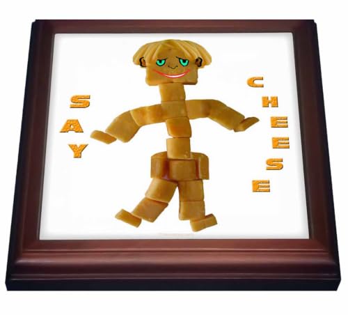 Say Cheese Cheddar Dude Ceramic Trivet