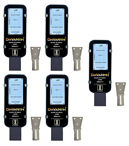 Image of DHVANTH LED 36 W Outdoor Waterproof Street Light with Osram LED, Aluminum Body, IP 65 Driver for Outdoor use. 36W Pack-5