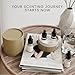 The Magic Scent Discovery Set - Mahogany & Teakwood, White Tea, Baccara, & Santal Hotel & Home Luxury Scents - Diffuser Oil Scents for Home, Designed for All Diffusers - 4x10 mL