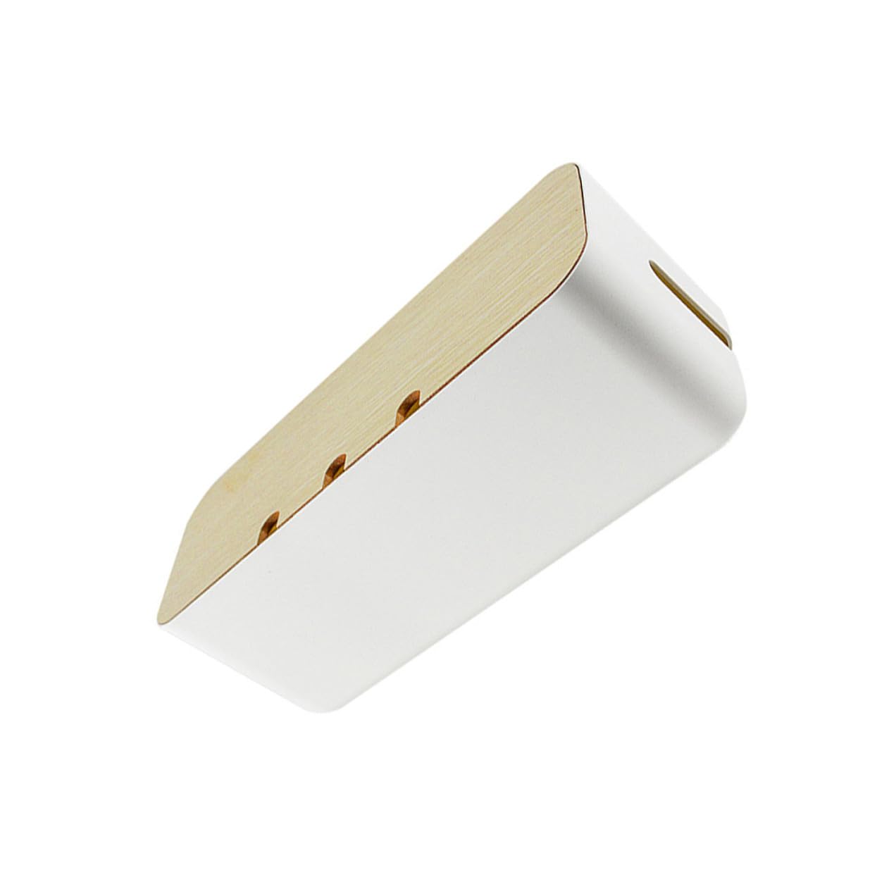 Boîte de rangement câbles VANZACK en ABS avec couvercle pour maison - 8