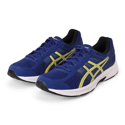 Image of ASICS Mens Gel-Contend 4B+ Monaco Blue /Glow Yellow Running Shoe - 8 UK (1011B141.415)