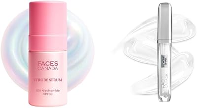 Strobe Serum - 27ml & Beyond Shine Lip Gloss - The OG 07, 3.8ml
