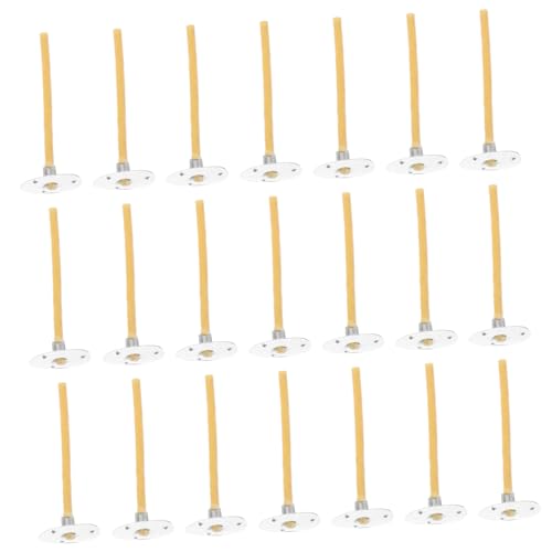 ARTIBETTER DIY Candle Making Wicks Metal Base Pack for Scented Candle Making for Events