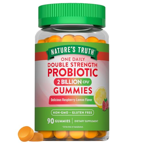 Natures Truth Daily Probiotic Gummies | 2 Billion CFU | 90 Count