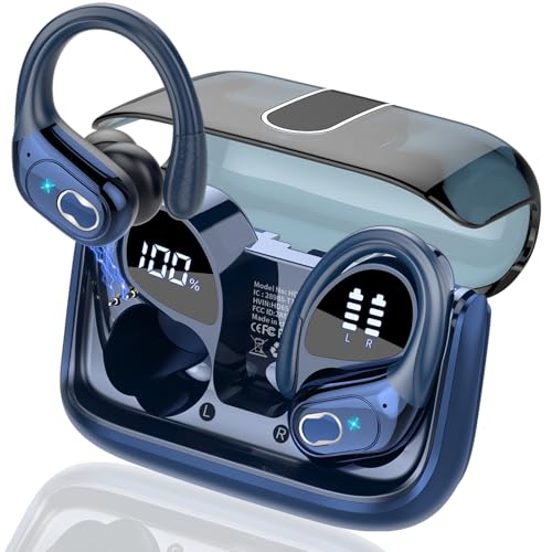 AI Auriculares traductor en Tiempo Real(2025), 164 idiomas y 6 modos de traducción, 3 in 1 AI Auriculares Traductor, Bluetooth 5.4 con ENC y App con para Viajes/Negocios/Aprendizaje/Reunirse, Azul