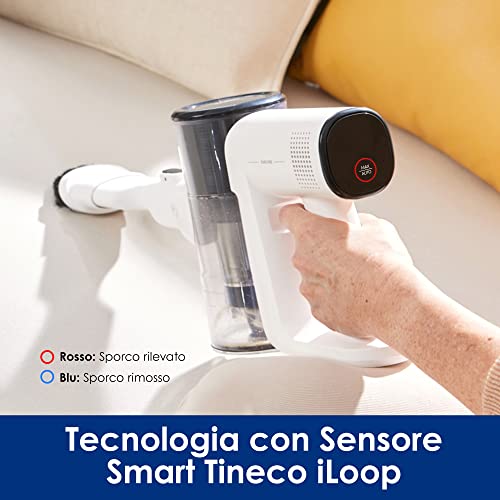 Tineco Pure ONE Air akumulatorowy odkurzacz, 1,8 kg, multi-cyklon, przekształcalny w ręczny z różnymi końcówkami, ultralekki, wydajny, trwały design, stacja ładująca