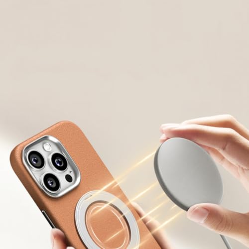 Coque pour iPhone 16 Pro Max avec support magnétique solide et châssis métal noir - 2