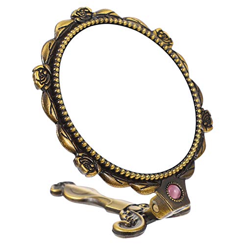 Espelho De Alça Dobrável Espelho De Maquiagem De Aumento Espelho Compacto De Mão Espelho De Maquiage