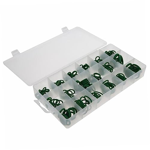 MUCKLILY 530pcs Sealing Gasket Kit for Automotive Leak Repair Seals for Air Conditioning and Plumbing Applications Compact and Practical