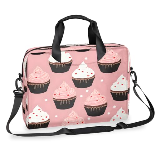 Maletín para laptop 15.6-16 pulg estampado rosa miniatura 1