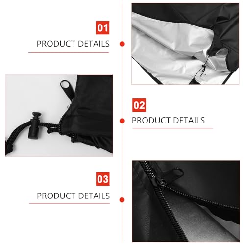Funda para cinta de correr resistente al polvo en lona oxford impermeable para proteger maquinas 3