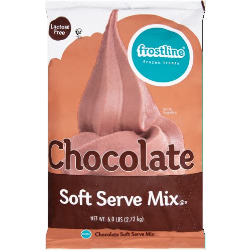 image for Frostline Chocolate Soft Serve Mix, 6 pound Bag (Pack of 6), 96 Ounce 