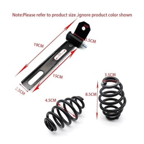 Muelles de 3 pulgadas para transformar asiento de moto a Bobber 3