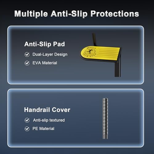 MILBOPAX Heavy-Duty 4-Step Trailer Steps
