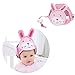 G-Tree Bambino Registrabile Casco Protettivo, Cappello di Sicurezza del Bambino di Protezione Infantile di Protezione per Bicicletta e Passeggiate, Coniglio