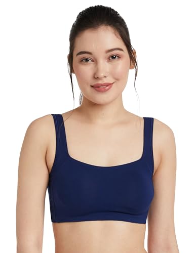 Image of Amazon Brand - Symbol Women's Cotton Stretch Non Padded Wire Free Full Coverage Slip On Bra