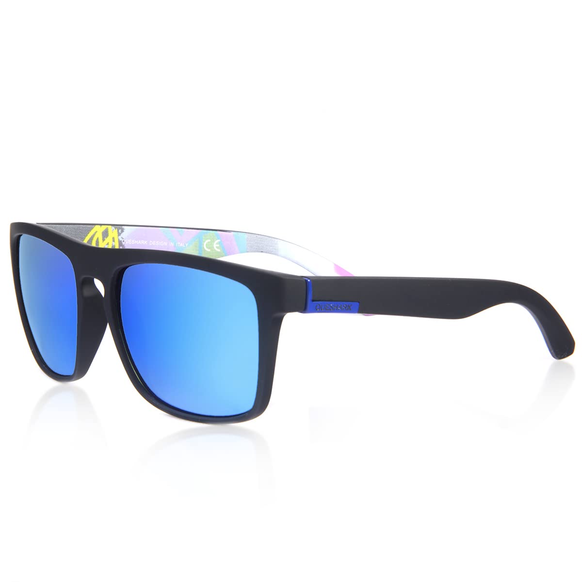 Queshark Sonnenbrille Herren Polarisiert, Luxus Retro Vintage Ultraleicht, Sport Sonnenbrille Herren für Fahren Angeln Laufen Wandern Golf