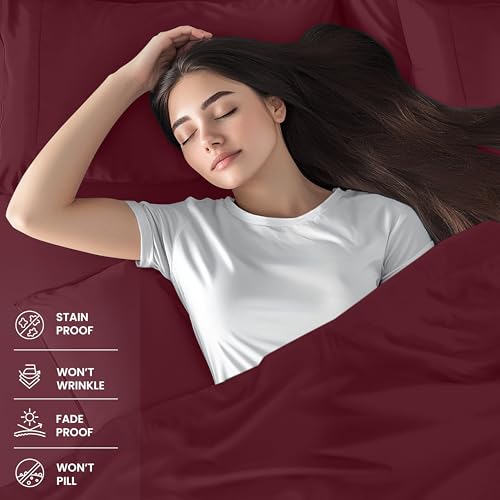 image for Utopia Bedding King Sheet Set – 4 Piece Bed Sheets for King Size Bed