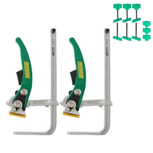 Image of Microjig MatchFit DVC-700RAP Dovetail Ratchet Clamp AP 2-Piece With Dovetail Hardware 2", 6-Piece, Bundle