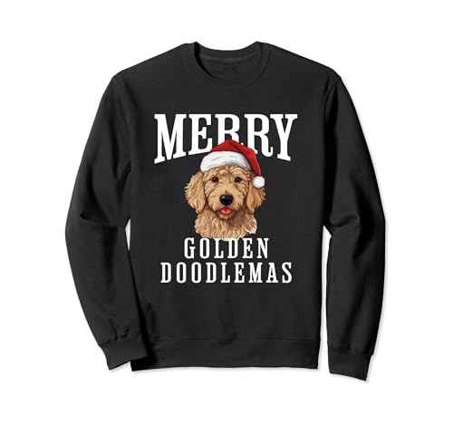 GoldenDoodle Christmas Merry Goldendoodle-Mas, Doodle Puppy Sudadera
