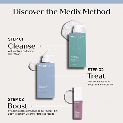 Medix 5.5 Collagen Cream Body Lotion & Face Lotion For Dry Skin & Wrinkles | Collagen Peptides Tightening Cream Body Moisturizers Helps Lift, Tighten, & Firm Skin | Skin Care Products | 2-Pack #TOP1