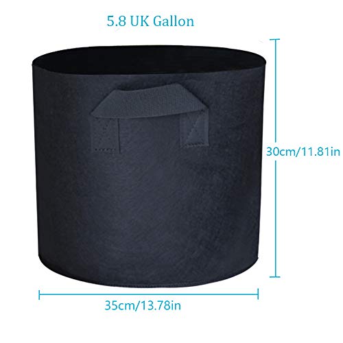 Awnic Sacos para Plantas Maceta Textil no Tejido Plantas Mini ...