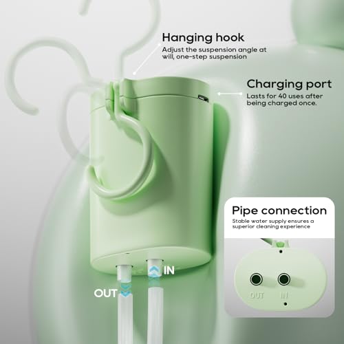 GNEGKLEAN Electric Enema Kit for Coffee Enema, Colon Cleanse & Constipation Relief Electric Water Flow Speed Control, Pressure Spray, External Water Supply - Thumbnail 7