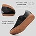 Grand Attack Fashion Barefoot Shoes for Mens Womens Wide Toe Minimalist Zero Drop Casual Lightweight Walking Running Sneakers Black Size 13 Women/11 Men