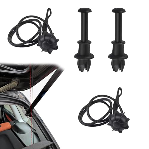 2 Stück Kofferraum Halteband Hutablage,Golf 6,Golf 5 Gti,Vw Golf 5 Zubehör,Hutablage Clips,Halteband Hutablage Universal,Kombinationssatz,Heckablage Strap Ersatz Für Vw Golf 6 5 4 Mk6 Gti R20