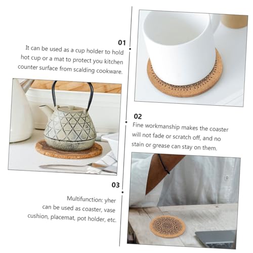 Dessous de rond bois de table VANZACK avec support de rangement de bistrot