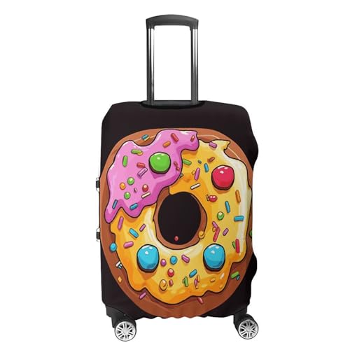 Carry on Luggage Cover Donut Suitcase Covers for Luggages Tsa Approved Travel Luggage Sleeve Protector Elastic Suitcase Protector Anti-Scratch Washable Fits 19-30 Inch Case -XL4