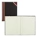 National 56231 Texthide Record Book Black/Burgundy 300 Green Pages 10 3/8 x 8 3/8