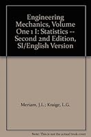 Engineering Mechanics, Volume One 1 I: Statistics -- Second 2nd Edition, SI/English Version B003O1VAVU Book Cover